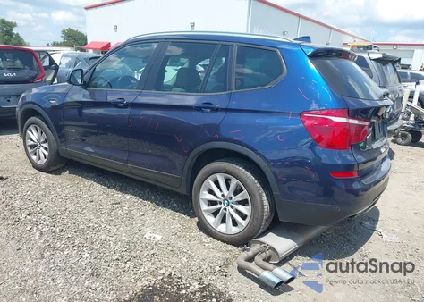 2017 BMW X3 xDrive28I z USA, uszkodzony, nr VIN 5UXWX9C59H0T15911